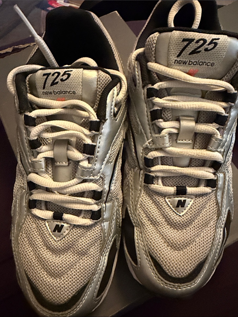 New Balance Gray Shoe Box with Label